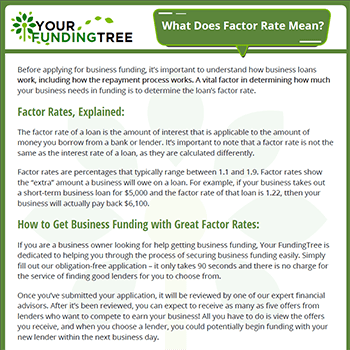 factor rate