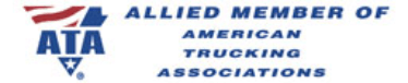 ATA logo helps visitors know we work with the best trucking factoring companies