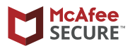 McAfee Secure logo so visitors know it's safe to apply for small business loans