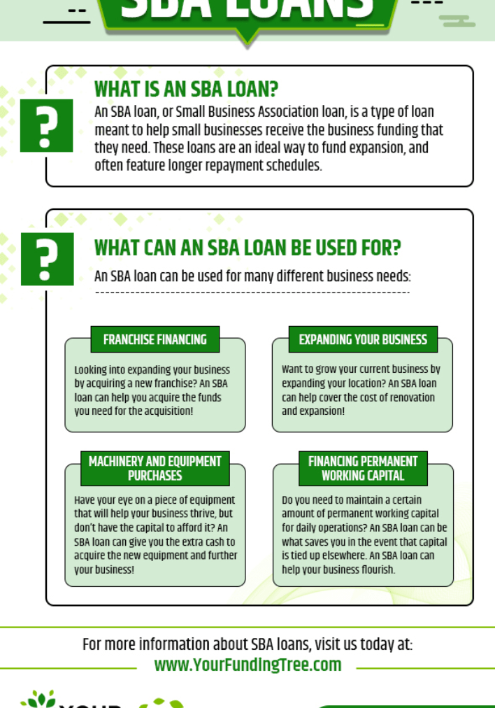SBA loans infographic